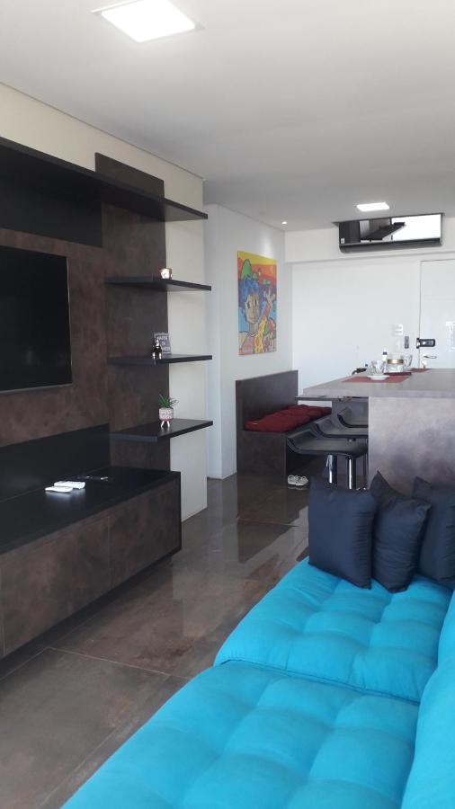 Maravilhoso Apto Vista Mar Jacuzzi Wi Fi Pe Areia サントス エクステリア 写真