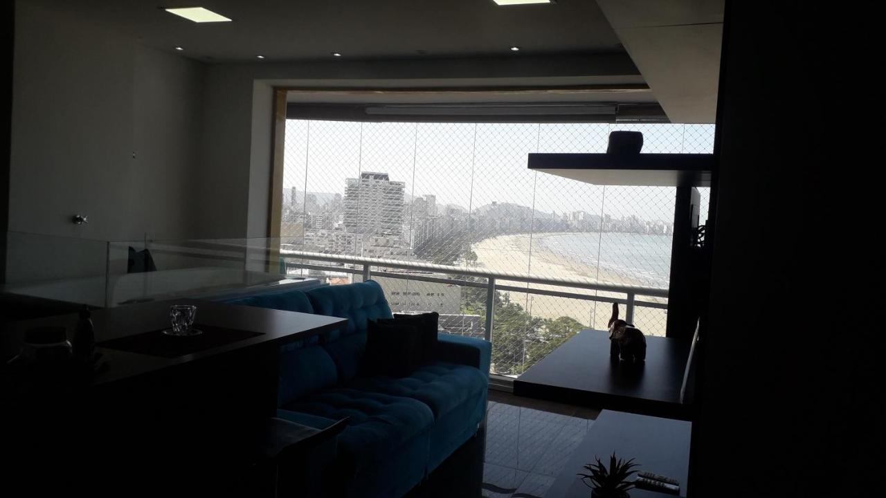 Maravilhoso Apto Vista Mar Jacuzzi Wi Fi Pe Areia サントス エクステリア 写真